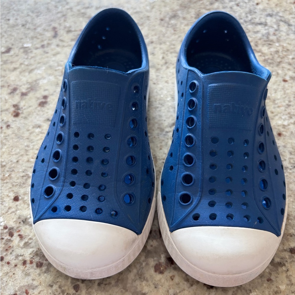 Native Jefferson Slip-On Sneakers in Blue